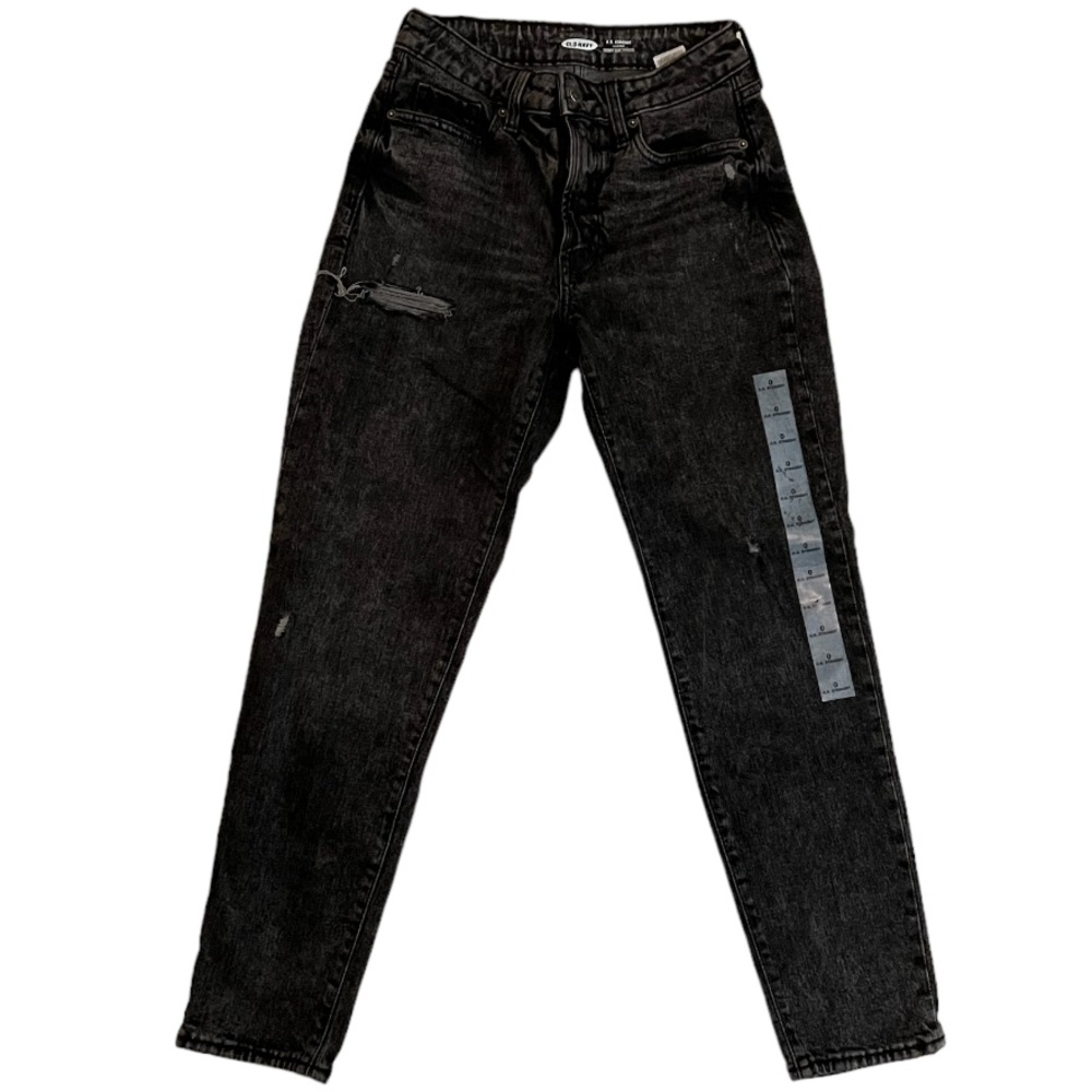 Old Navy Denim O.G Straight Denim Jeans, Black - NEW